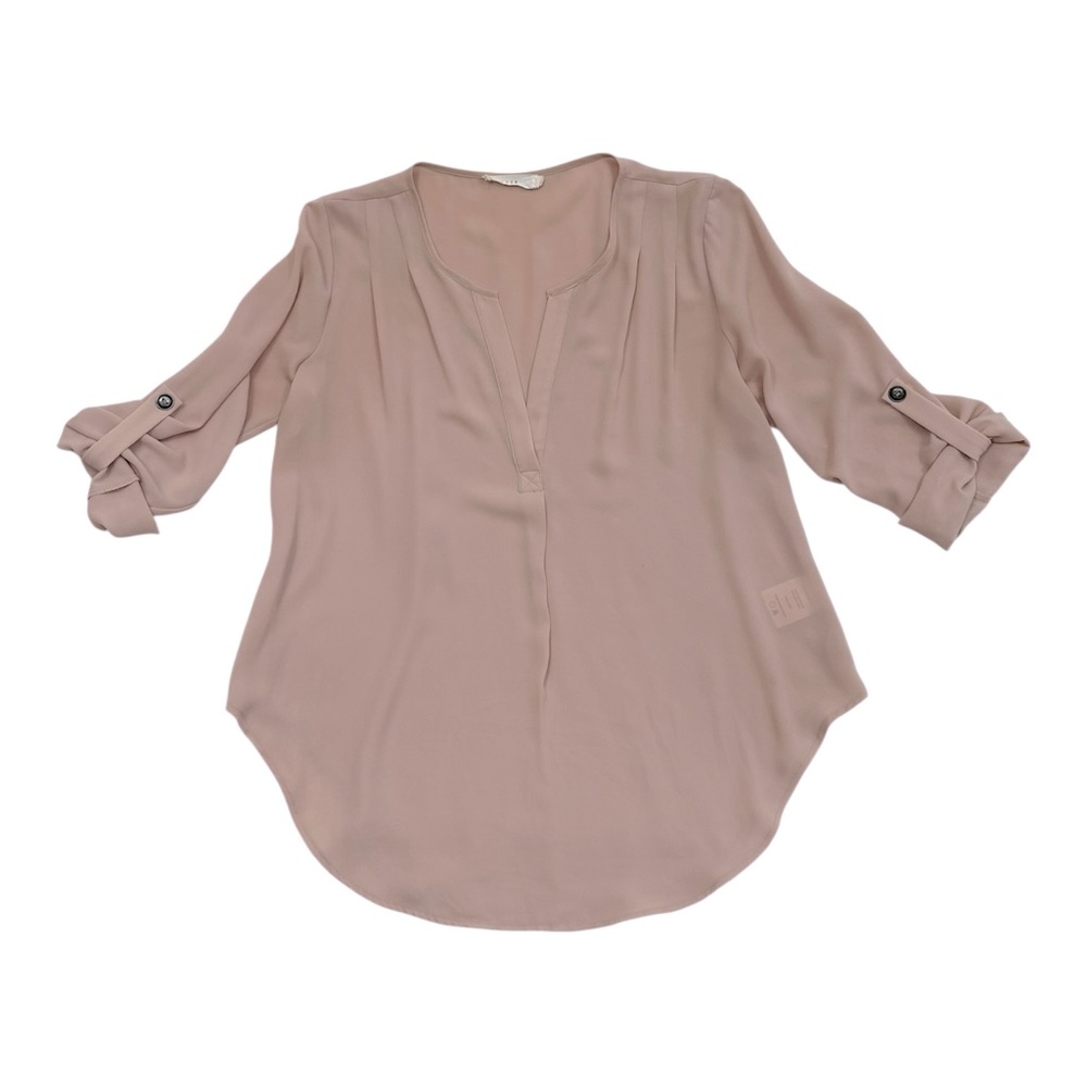 Lush Tan Blouse - Womens Size Small